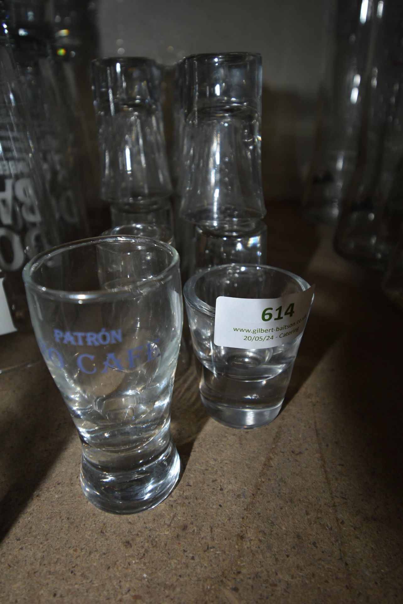 Quantity of Shot Glasses