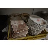 *Quantity of Assorted White Plates