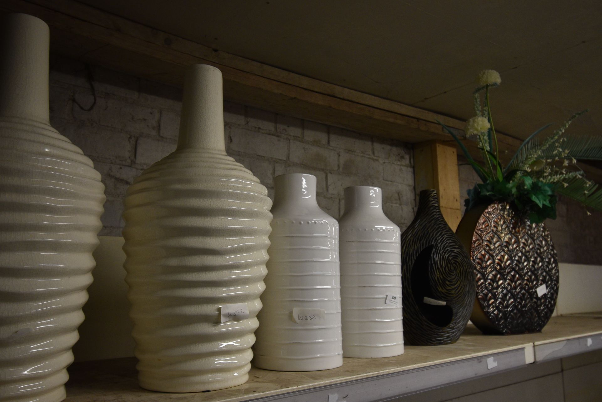 Six Assorted Ceramic Vases