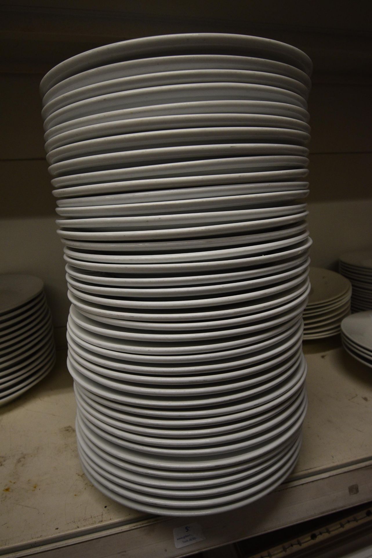 *~40 Plain White Plates