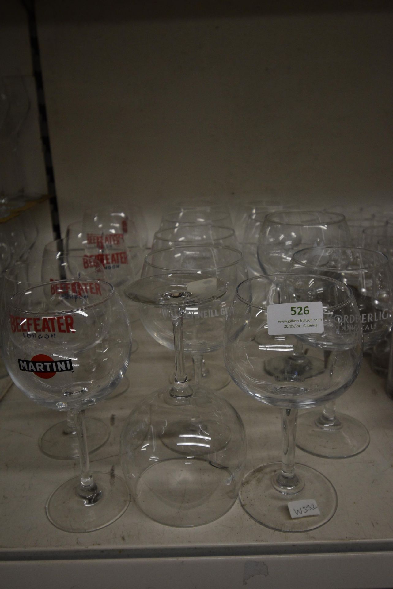 Assorted Branded Glasses