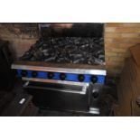 Blue Seal Six Gas Hob Oven