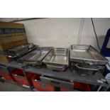 Four Assorted Chafing Dishes