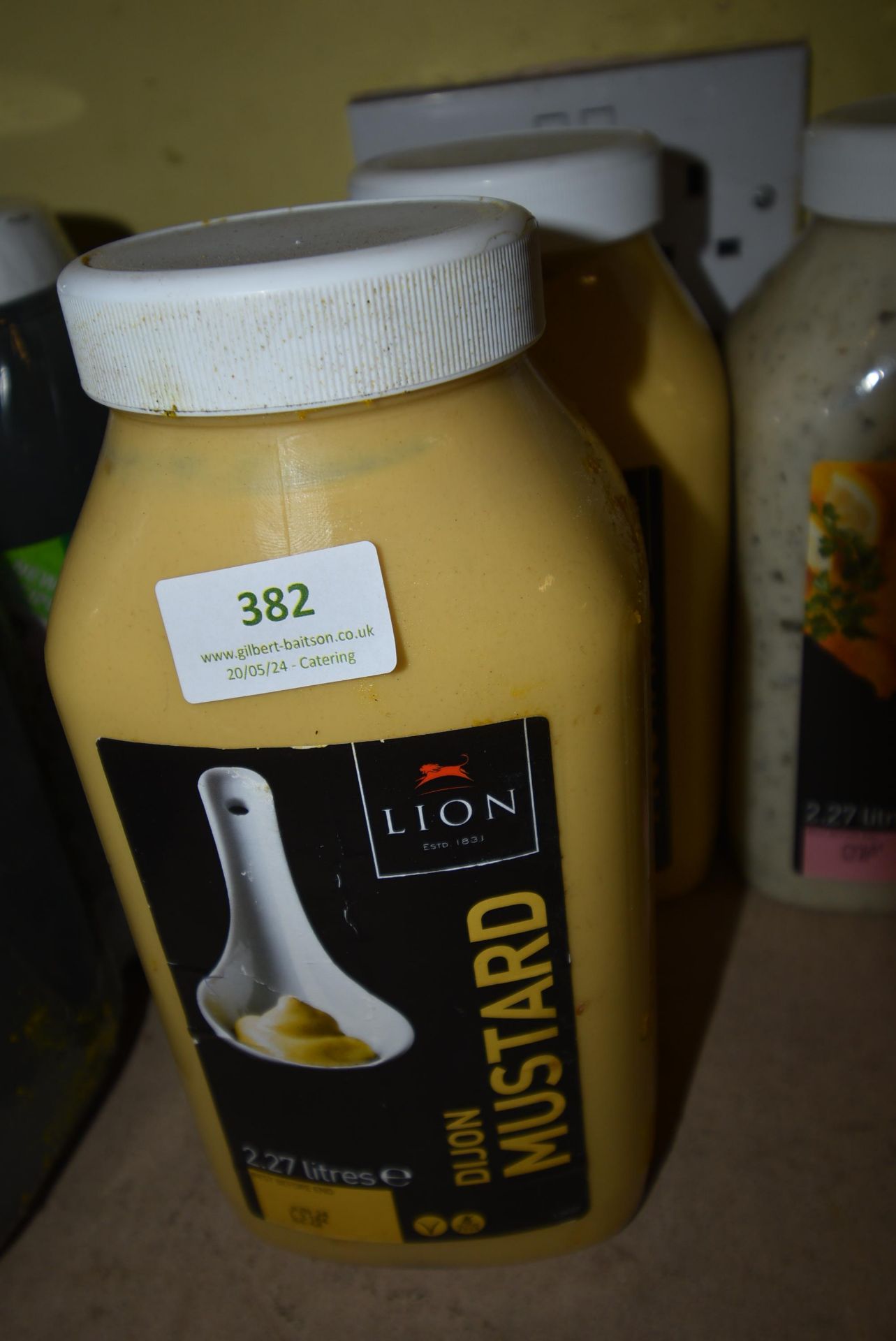 2x 2.27L of Dijon Mustard BBD Jun/Aug 2024