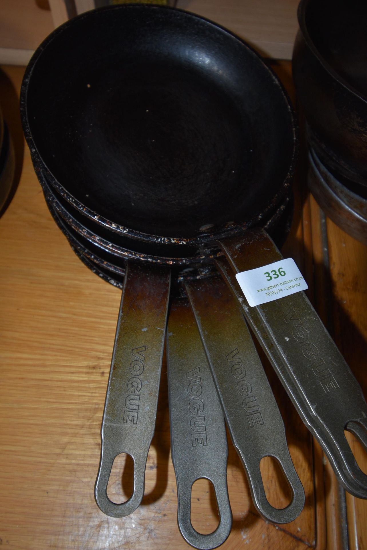 Five Small Vogue Frying Pans
