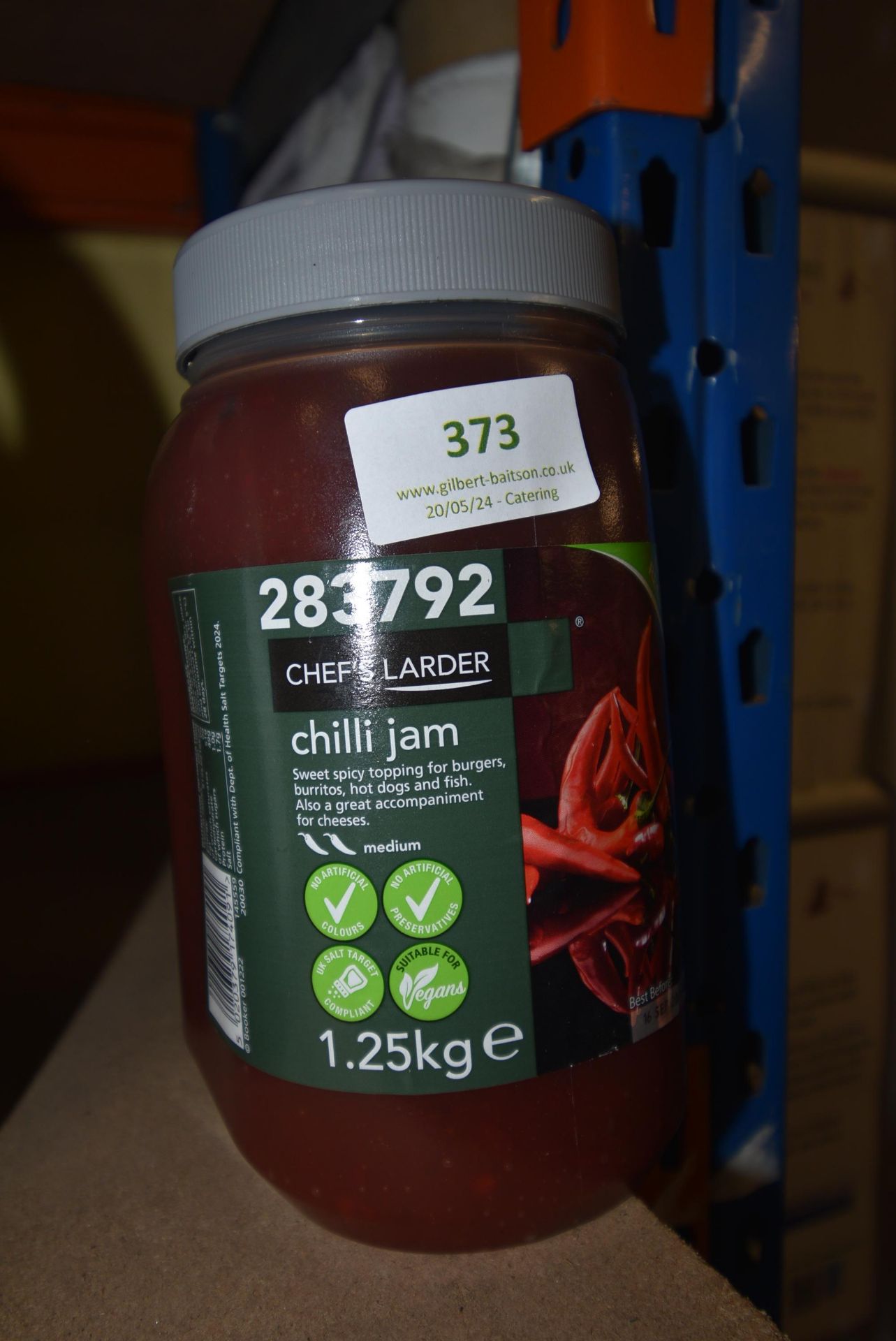1.25kg of Chilli Jam BBD Sept 2024