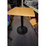 *65cm Square Single Pedestal Table