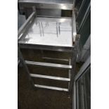 Stainless Steel Shelving Unit 55x50cm x 85cm high