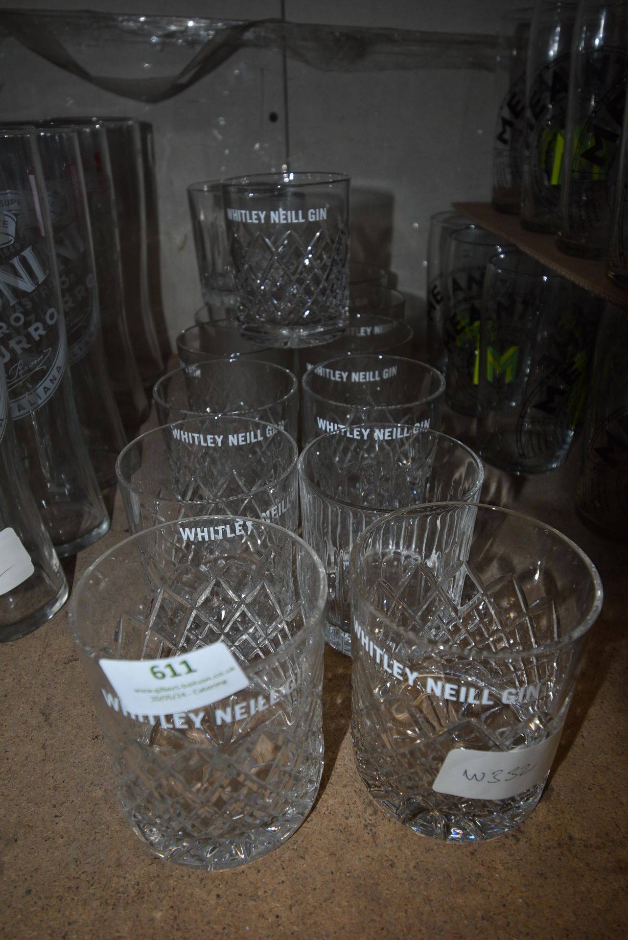 ~14 Whitley Neil Gin Glasses