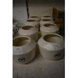 8 Coconut Ceramic Cups
