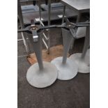 Two Grey Table Pedestal