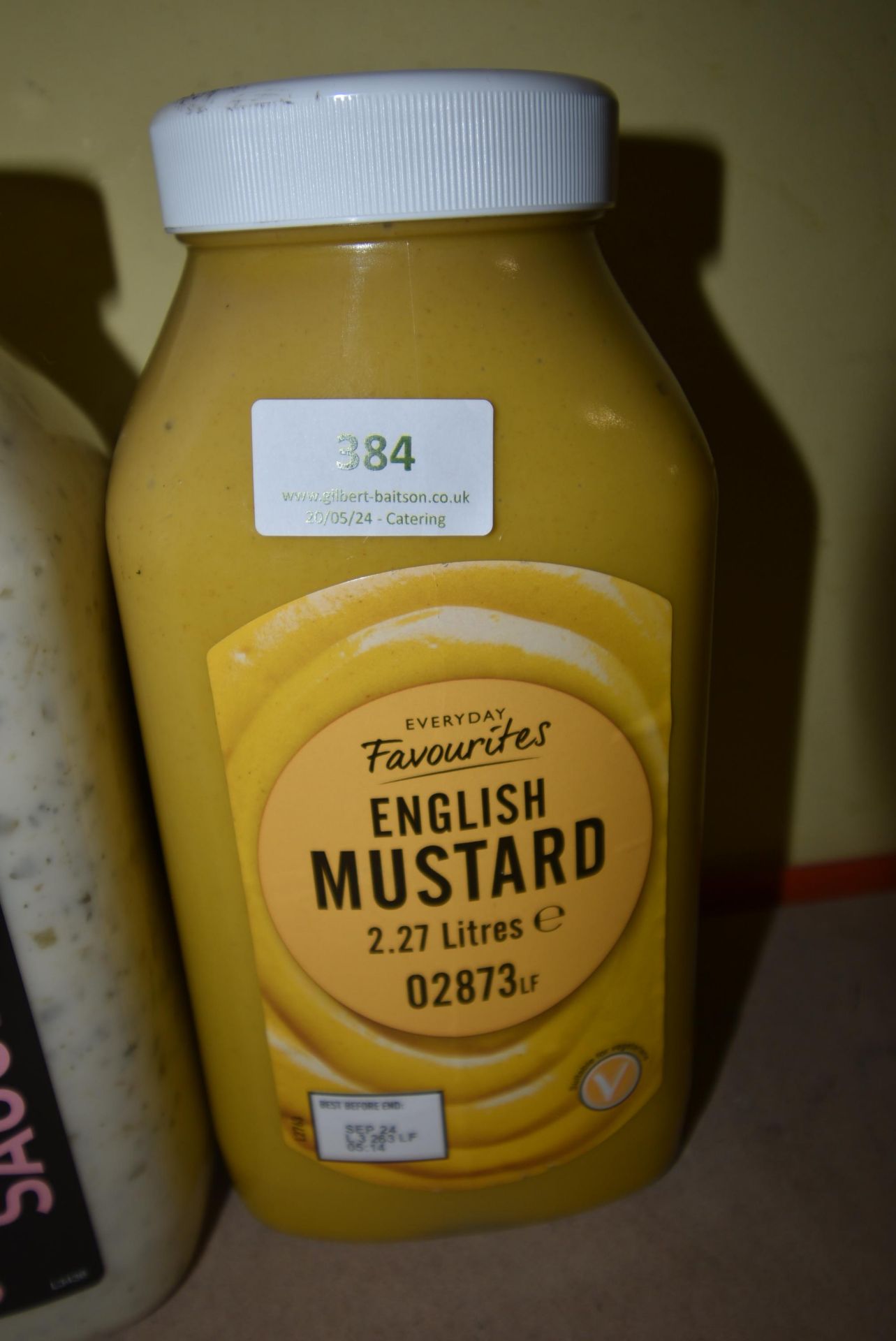 2.27L of English Mustard BBD Sept 2024