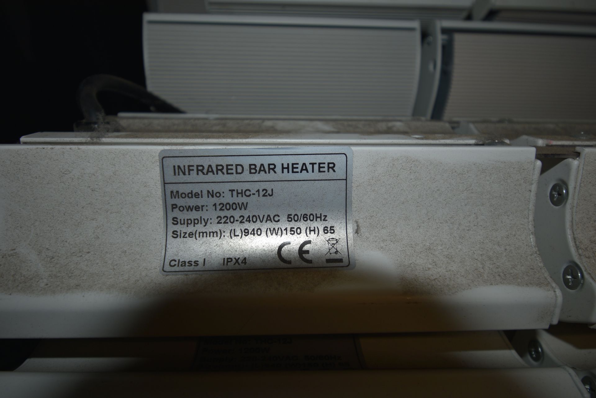 Five Infrared Bar Heaters THC-12J - Image 2 of 3