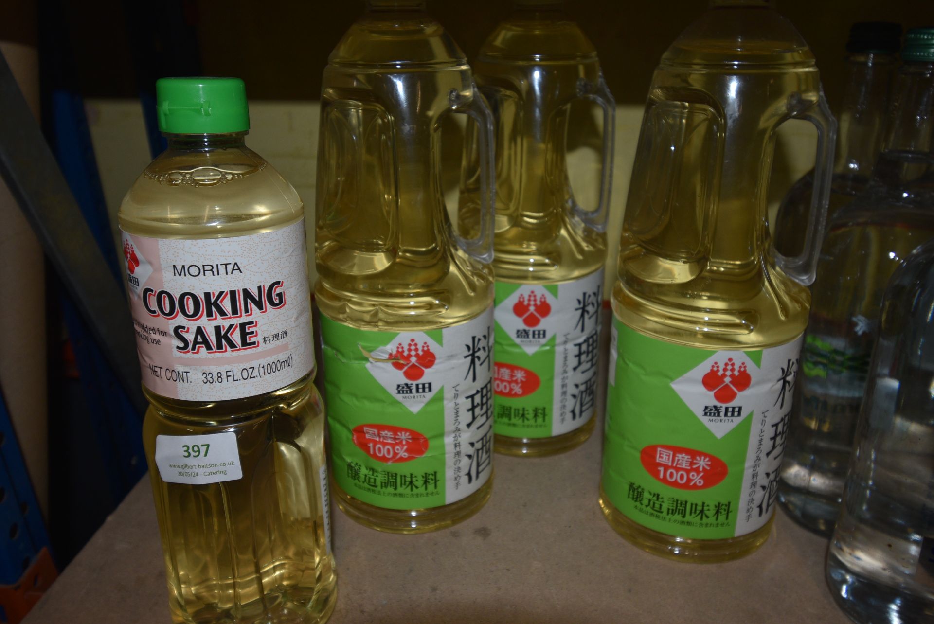 4x 1.8L of Cooking Sake (past best before dates)