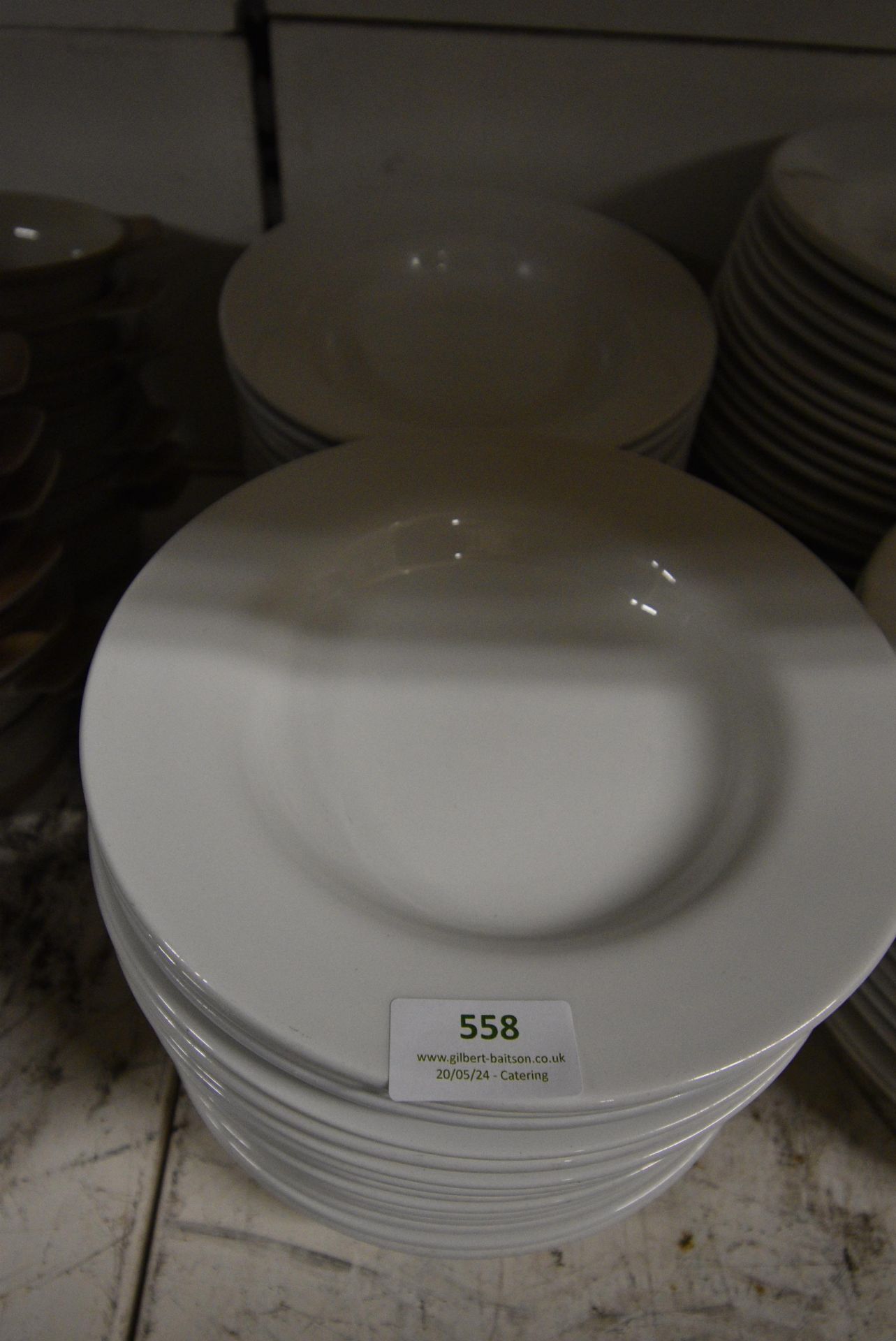 ~30 Plain White Plates