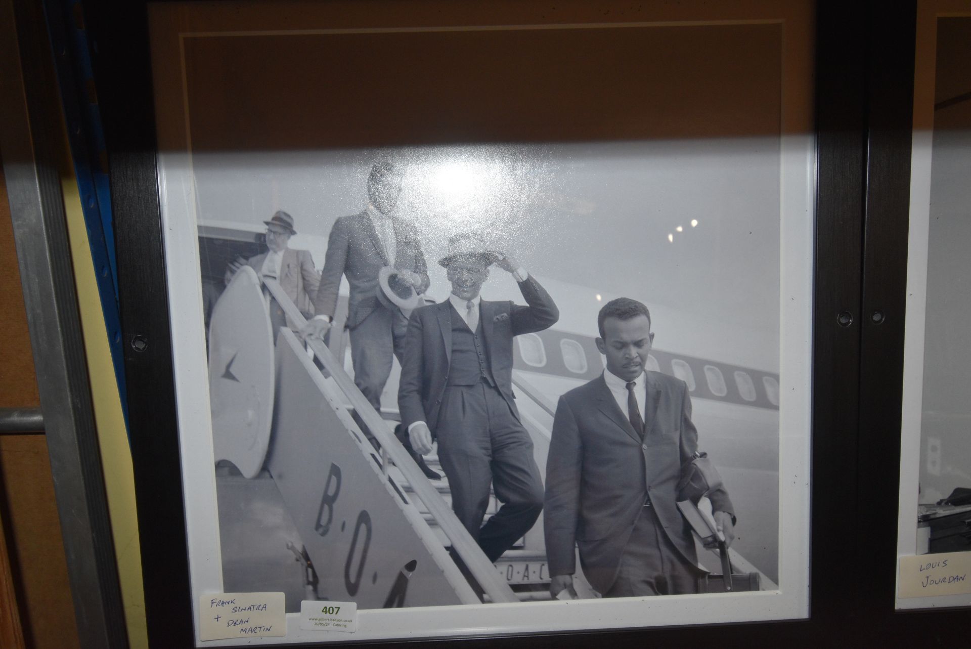 Frank Sinatra and Dean Martin Framed Photo