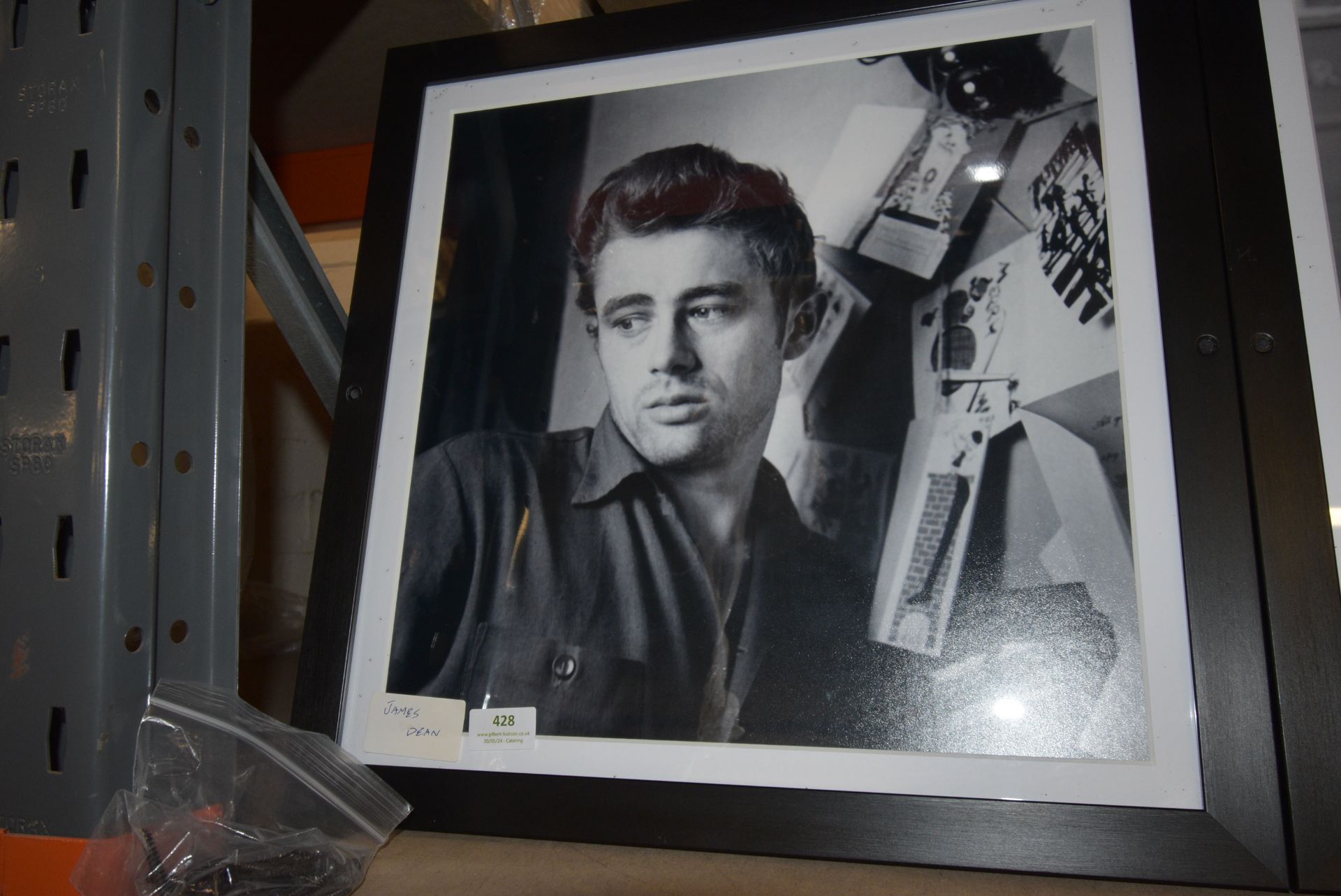 James Dean Framed Photo