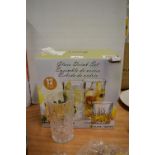 *Crystal King 10pc Glass Drinks Set