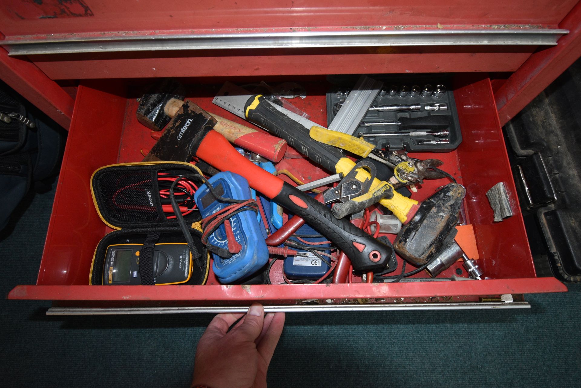 Five Drawer Mobile Tool Chest and Contents of Tools - Image 6 of 8