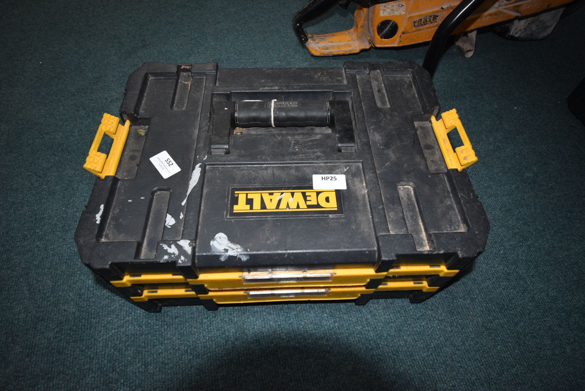 Dewalt Two Drawer Storage Unit and Contents