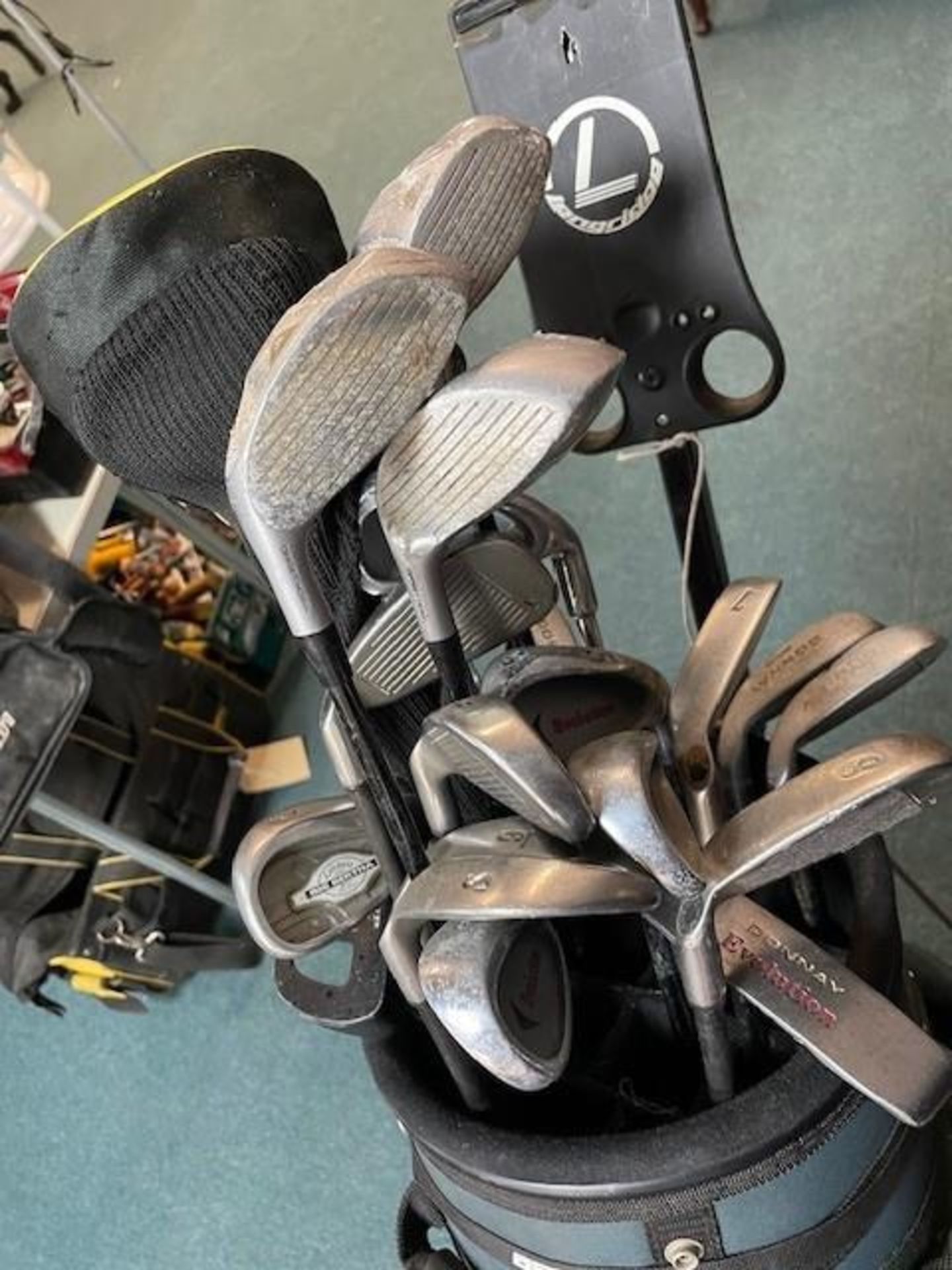 Longbridge Golf Trolley and 20 Golf Clubs - Image 3 of 6