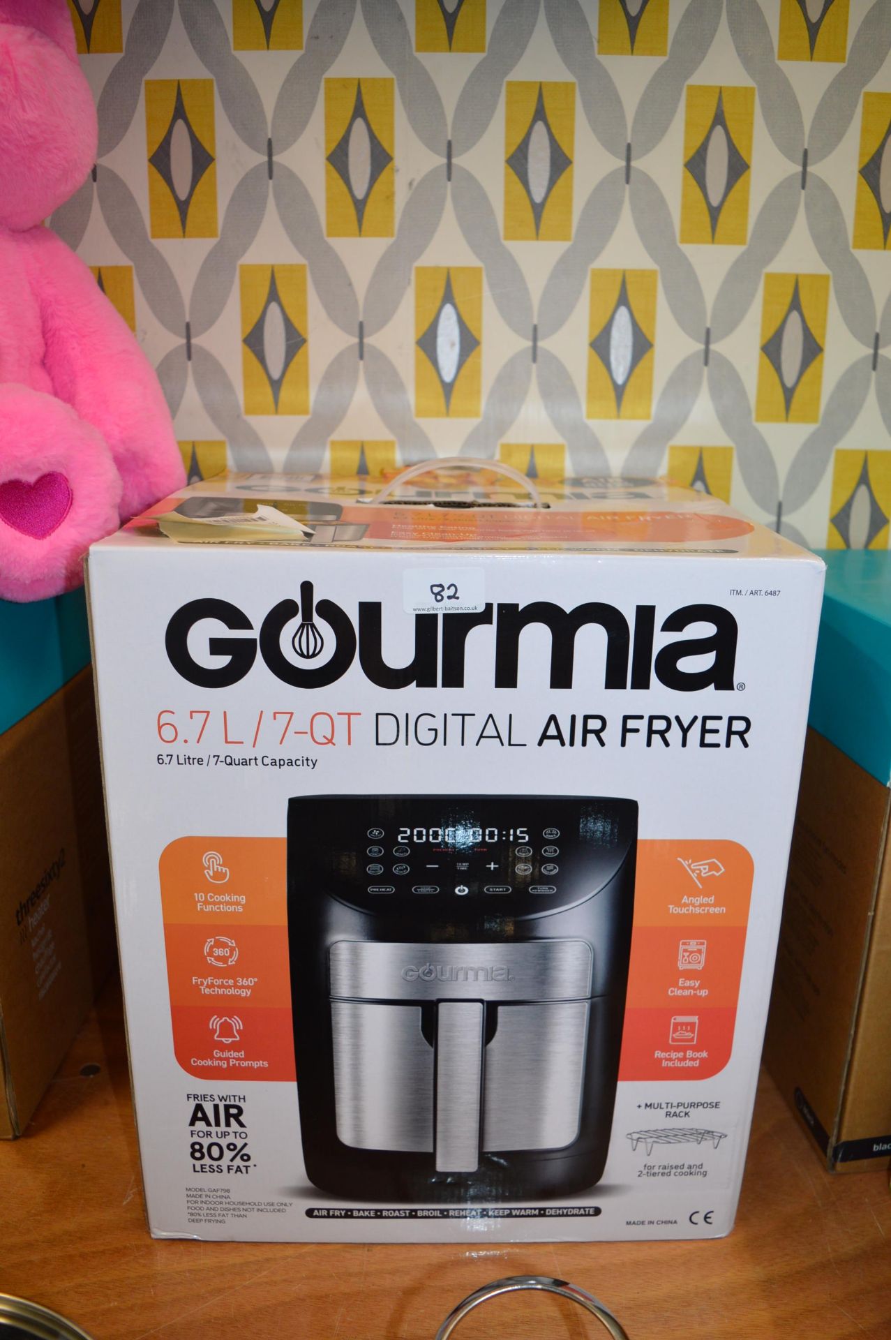 *Gourmia 6.7L Digital Air Fryer