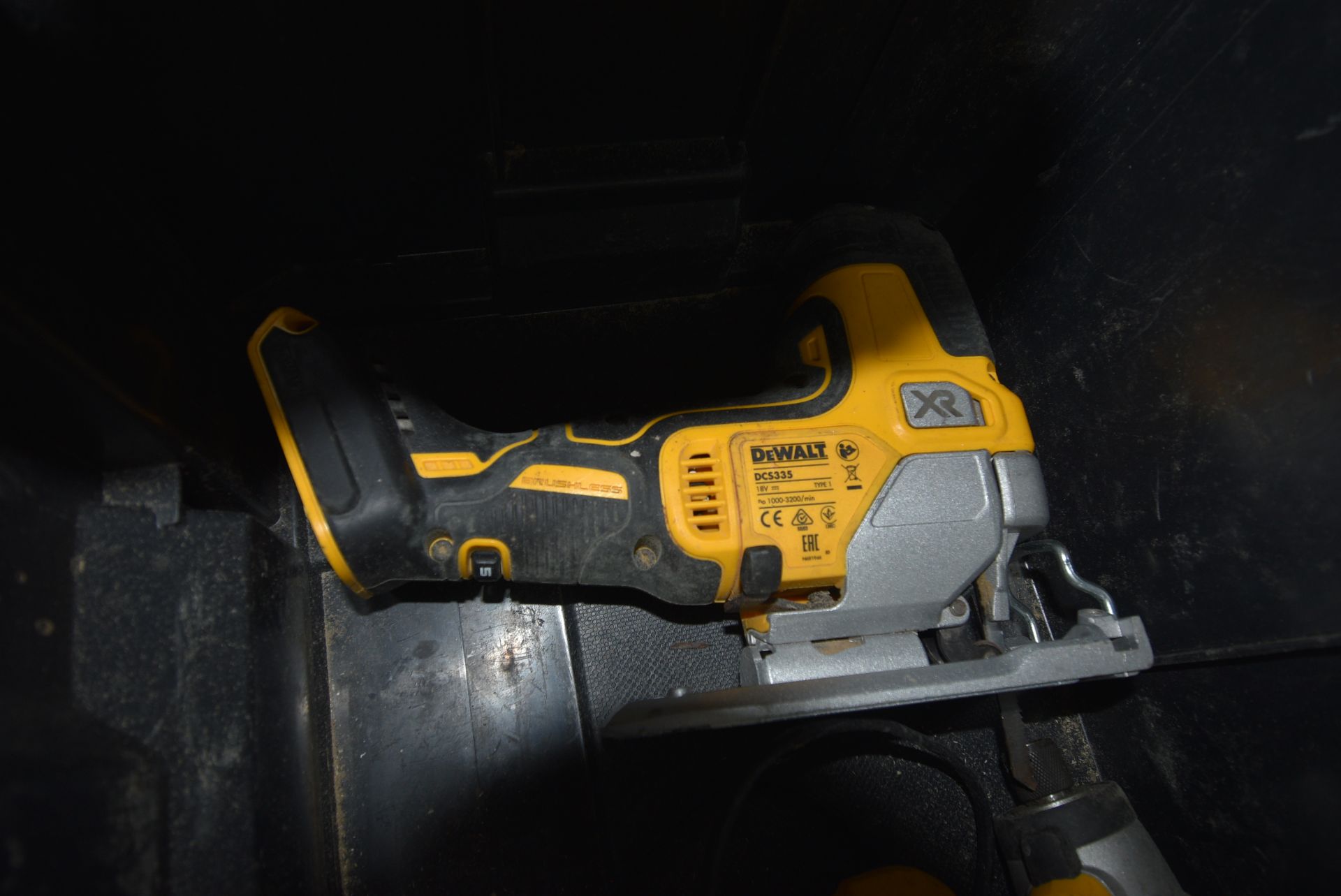 Four Dewalt Battery Operated Tools: Jig Saw, Palm Sander, Driver, and Planer (no batteries) with - Image 4 of 5