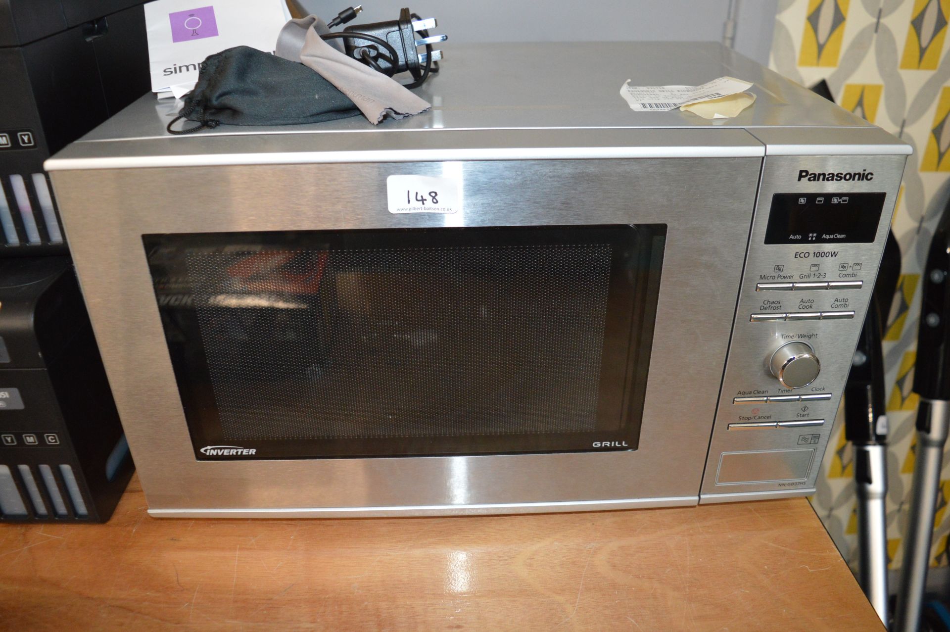 *Panasonic Eco 1000w Invertor Grill & Microwave Oven