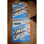 *Two Packs of Foster Grant Reading Glasses +1.25