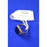9ct Gold Signet Ring Size: N ~3.2g