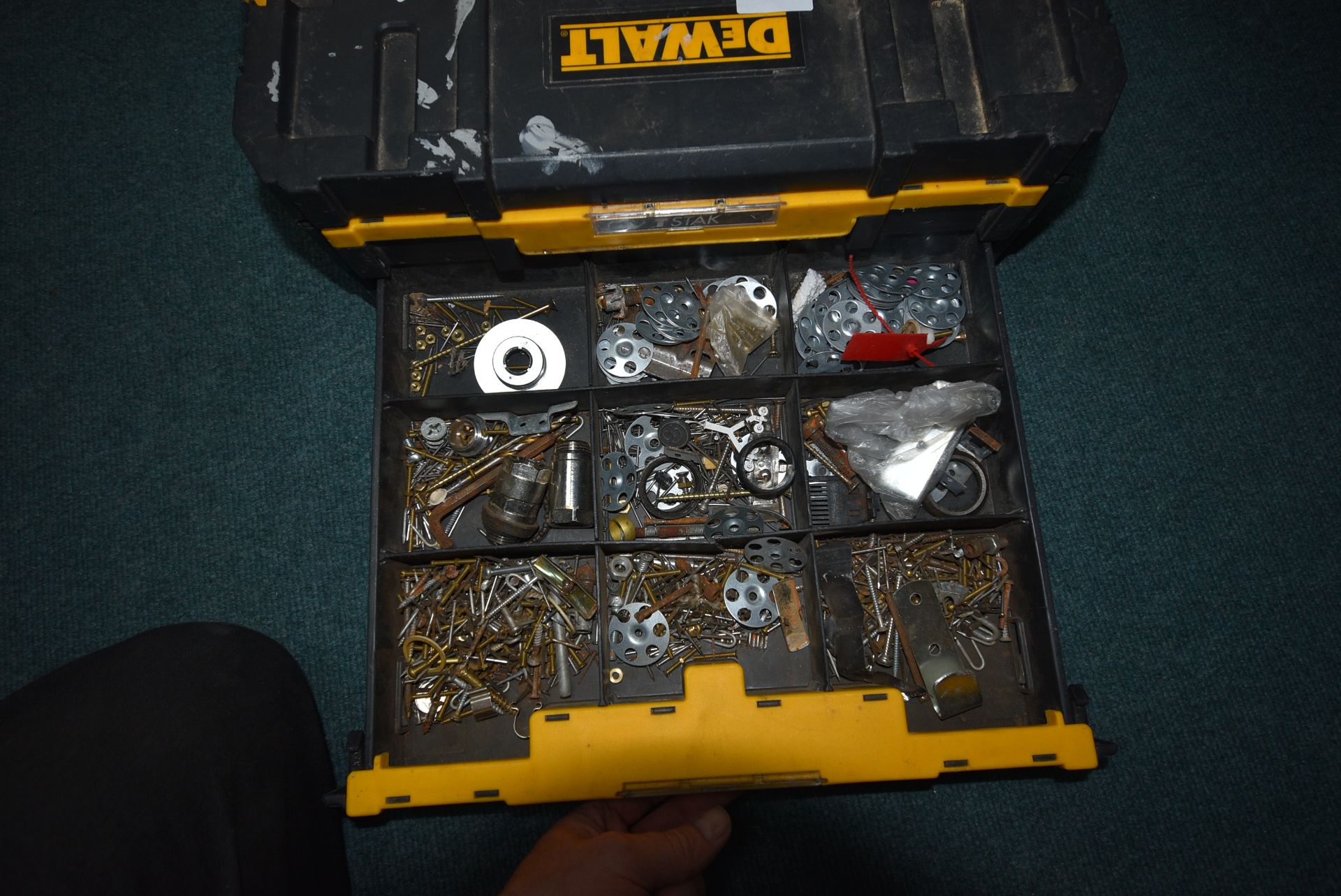 Dewalt Two Drawer Storage Unit and Contents - Image 3 of 3