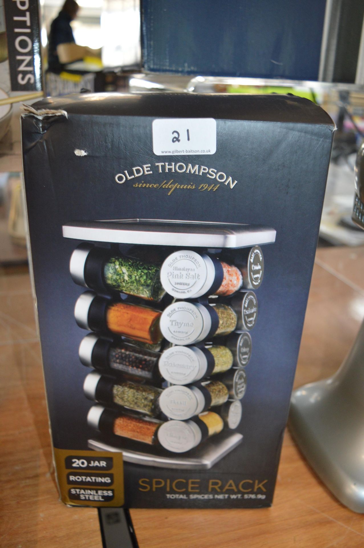 *Olde Thompson 20 Jar Spice Rack