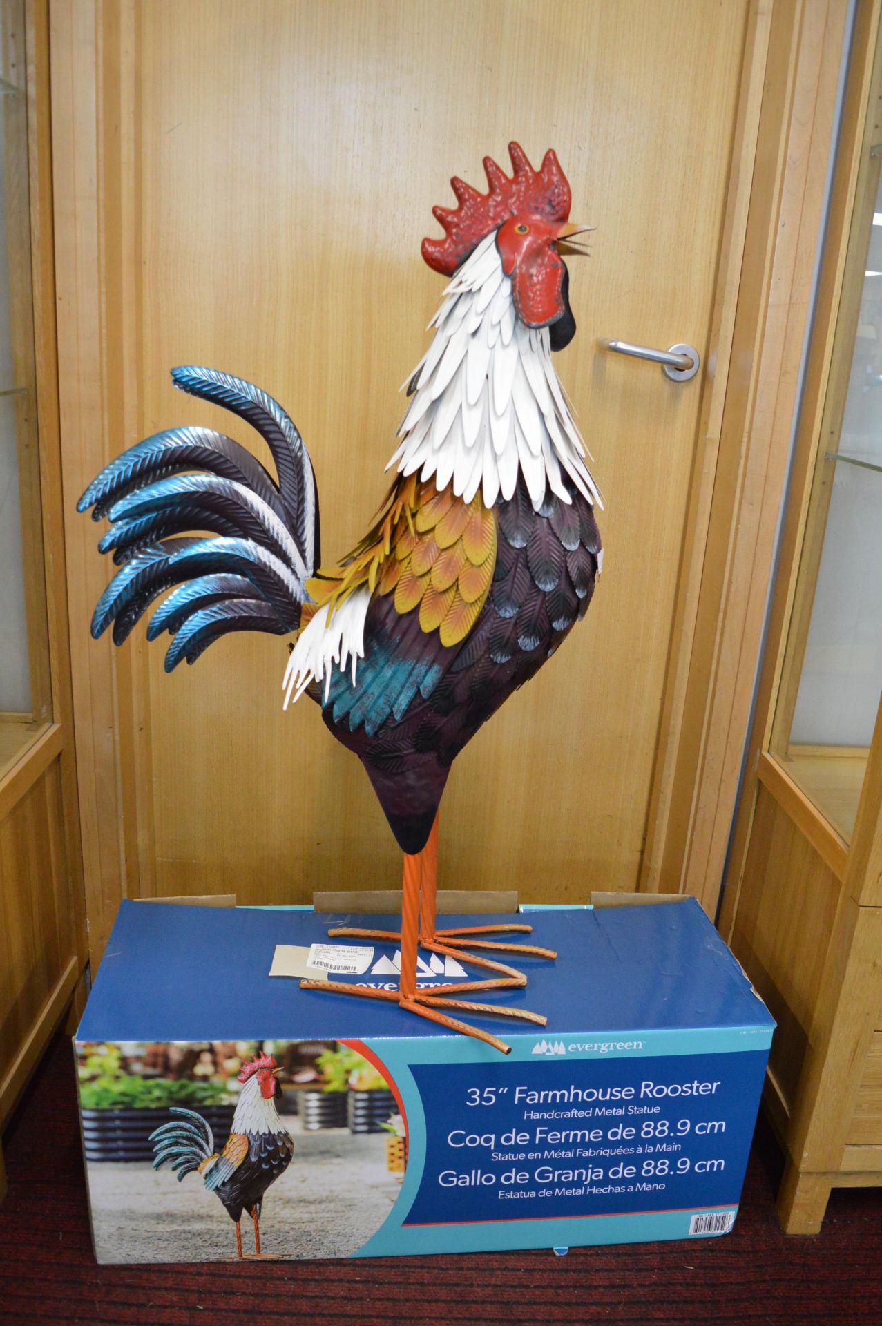 *35” Metal Rooster - Image 2 of 4