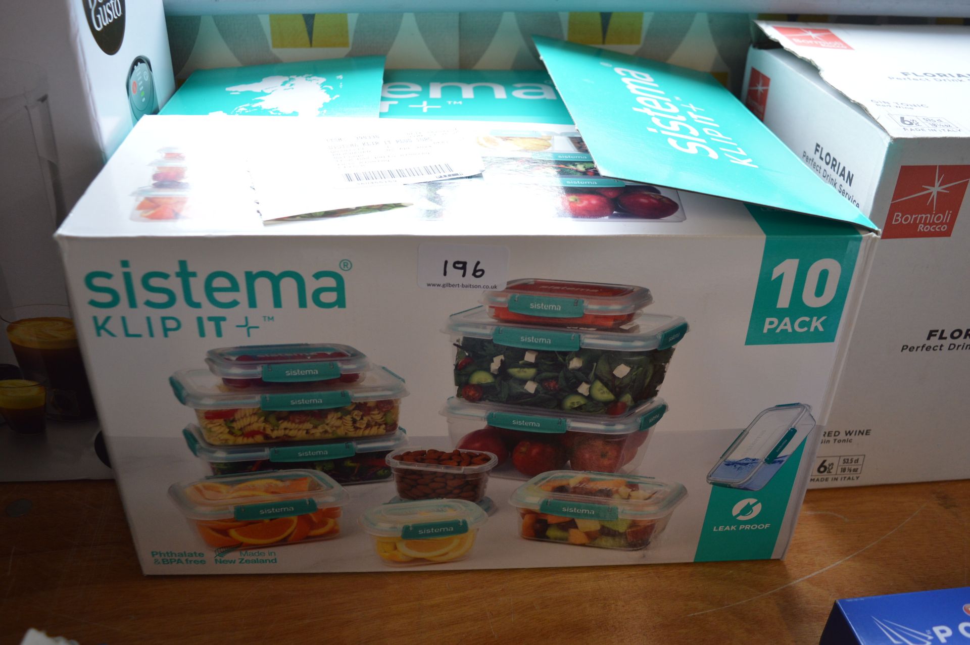 *Sistema Clip It Food Storage Boxes