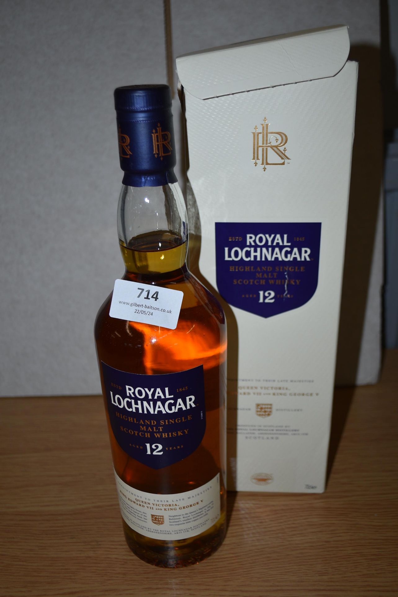 Royal Lochnagar 12 Year Old Highland Single Malt Scotch Whisky 70cl