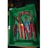 Quantity of Pliers, Cutters, etc.