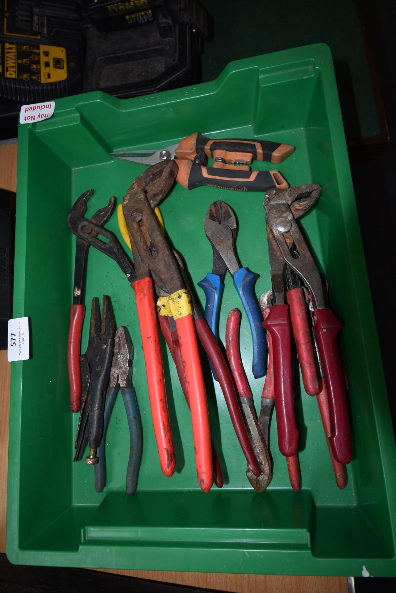 Quantity of Pliers, Cutters, etc.