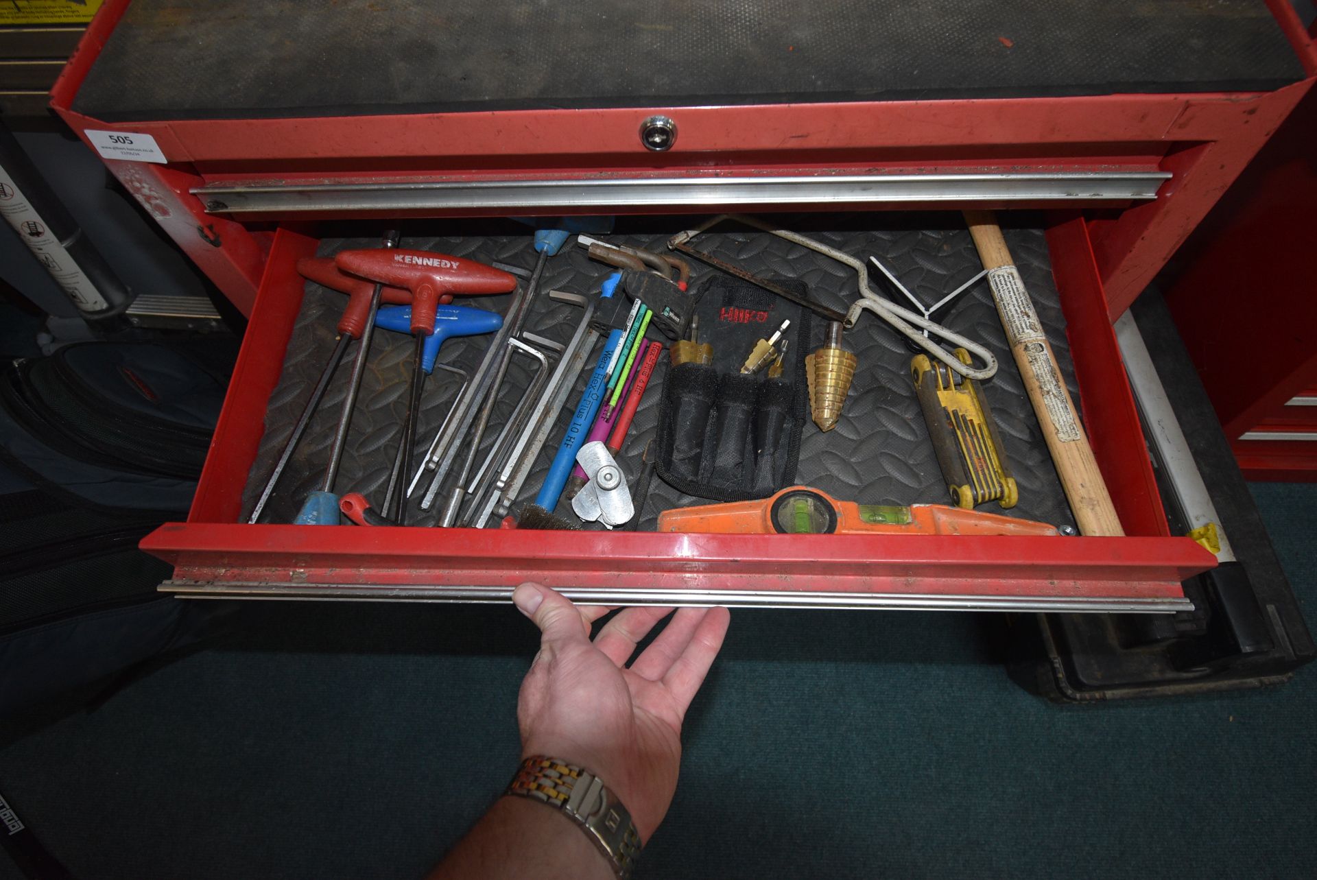 Five Drawer Mobile Tool Chest and Contents of Tools - Image 8 of 8