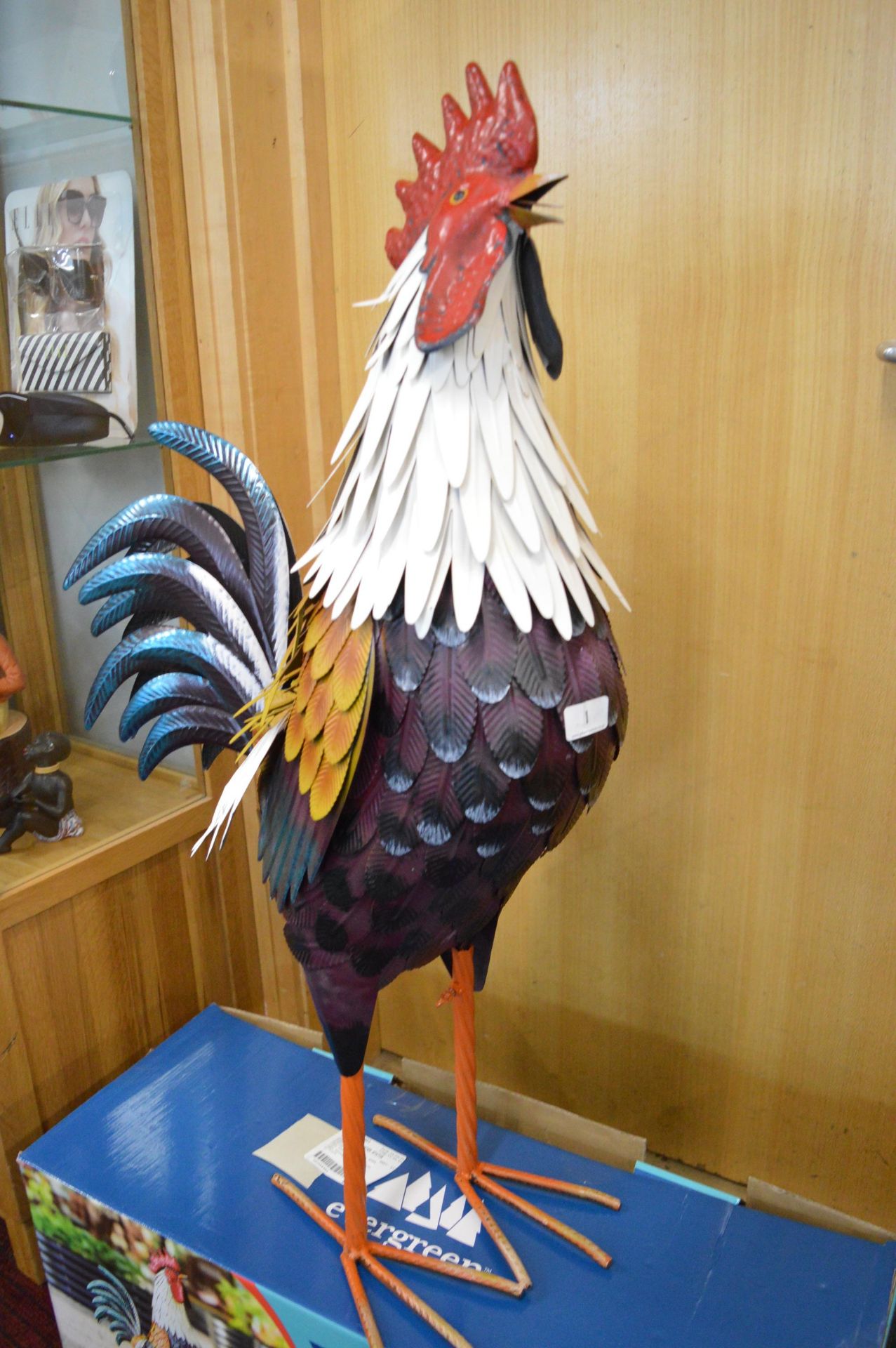 *35” Metal Rooster - Image 3 of 4