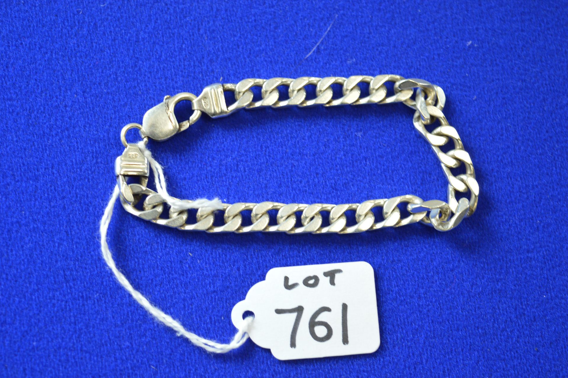 Sterling Silver Chain Bracelet 32g