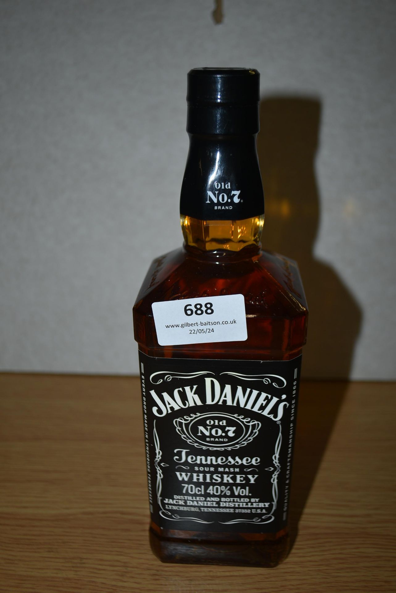 Jack Daniels Old No. 07 Tennessee Whiskey 70cl
