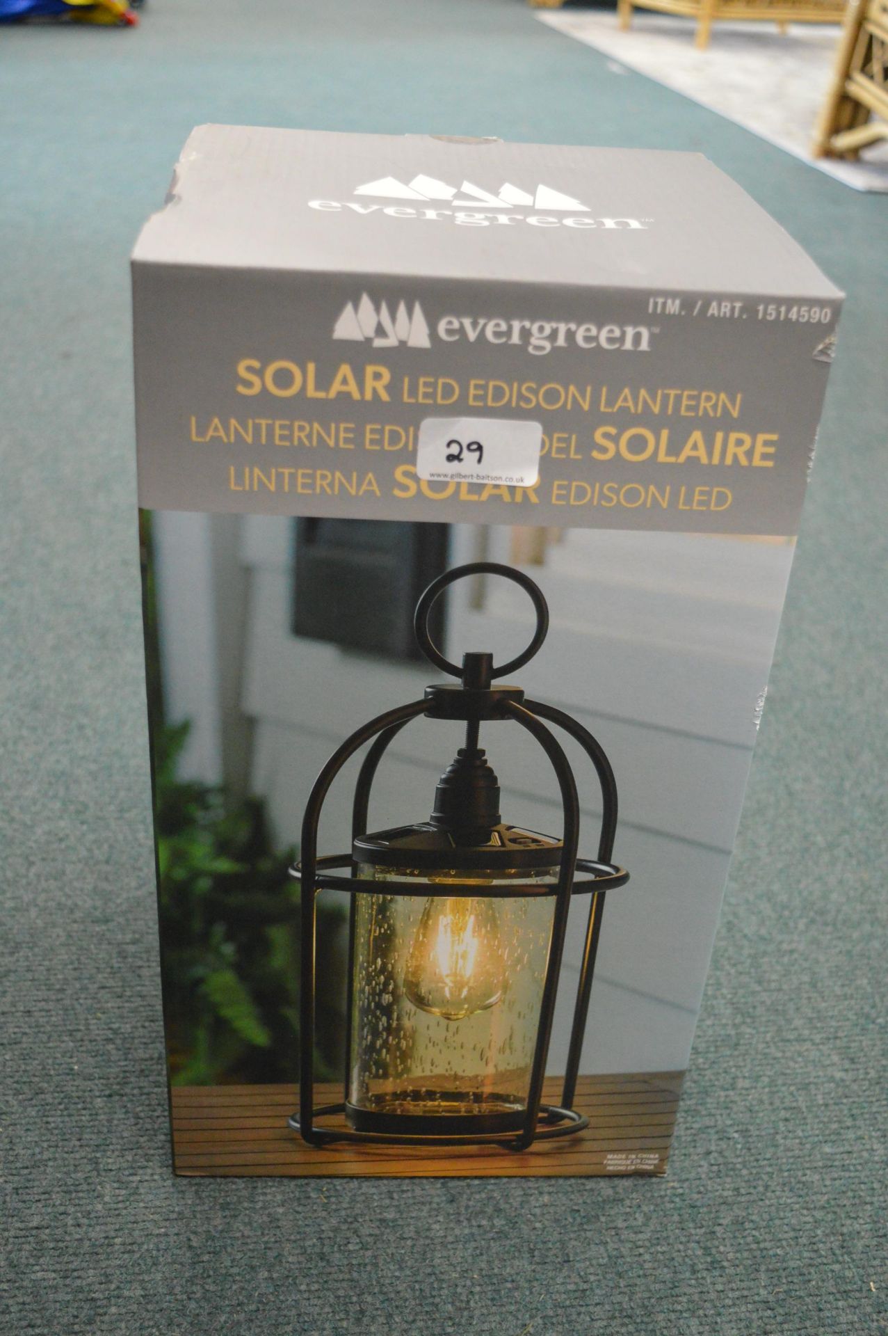 *Evergreen Solar LED Edison Lantern