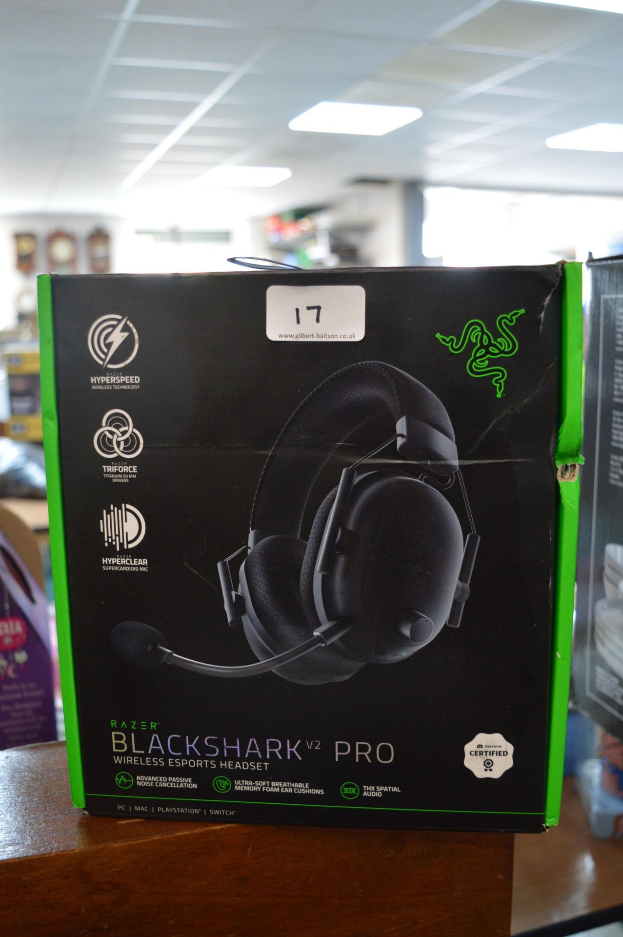 *Razer Black Shark V2 Pro Wireless Gaming Headset