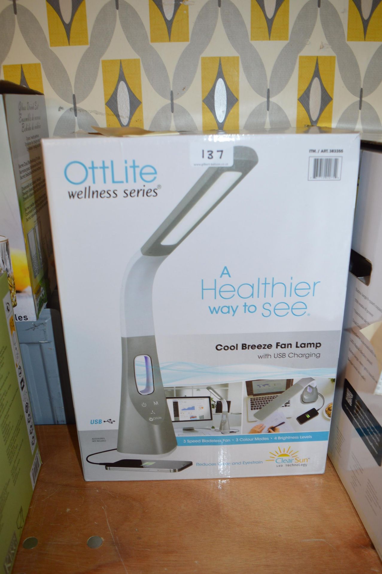 *Ottlite Cool Breeze Fan Lamp