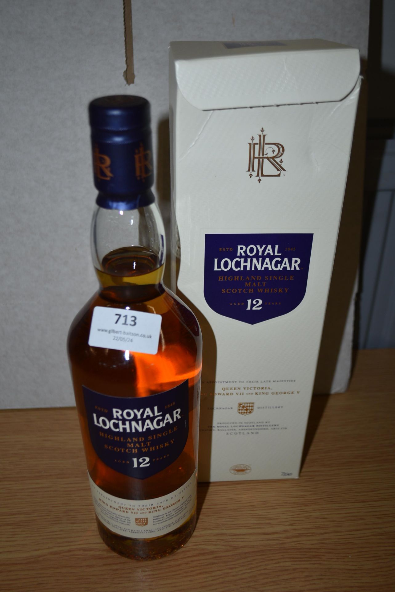 Royal Lochnagar 12 Year Old Highland Single Malt Scotch Whisky 70cl