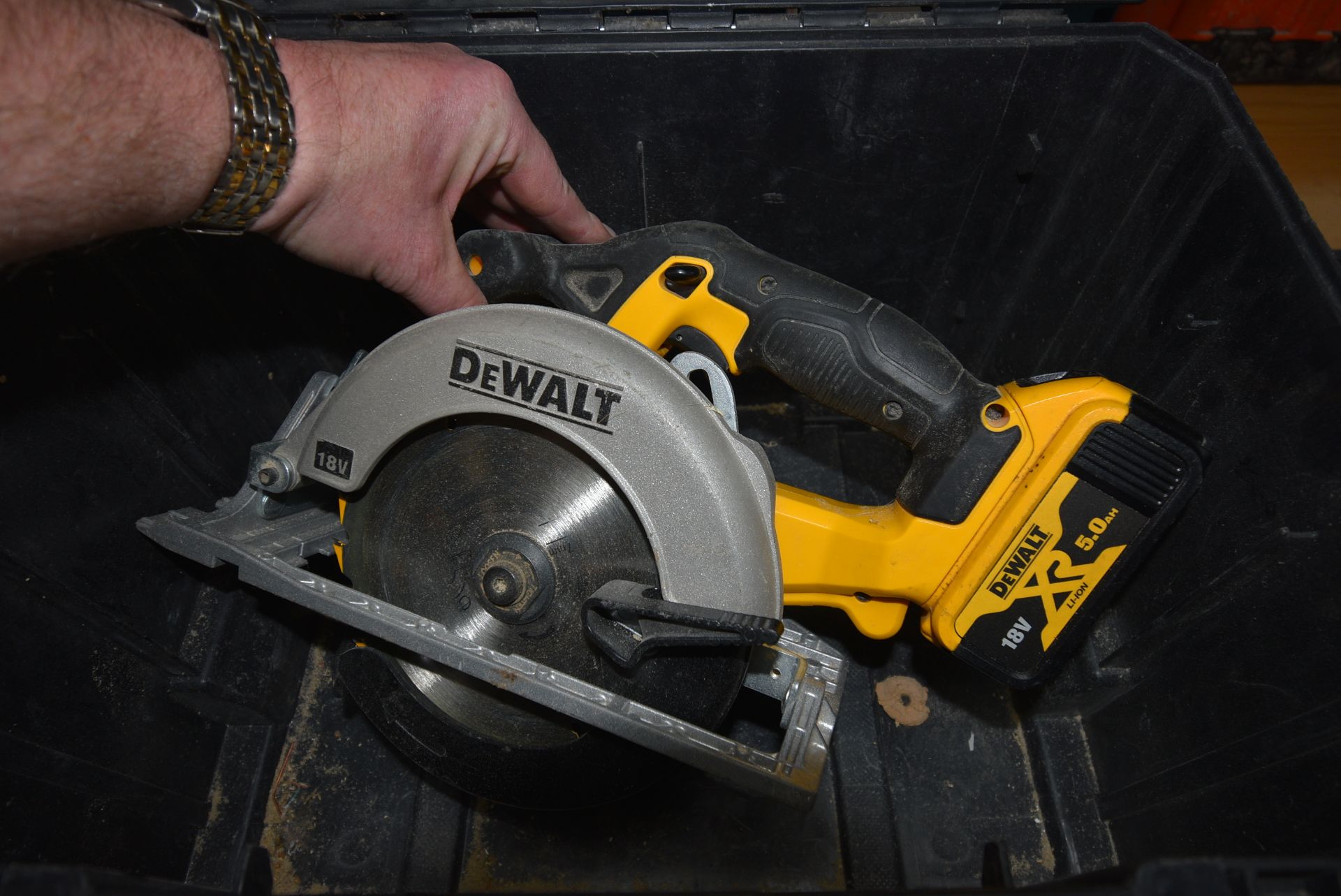 Dewalt Circular Saw and Toolbox