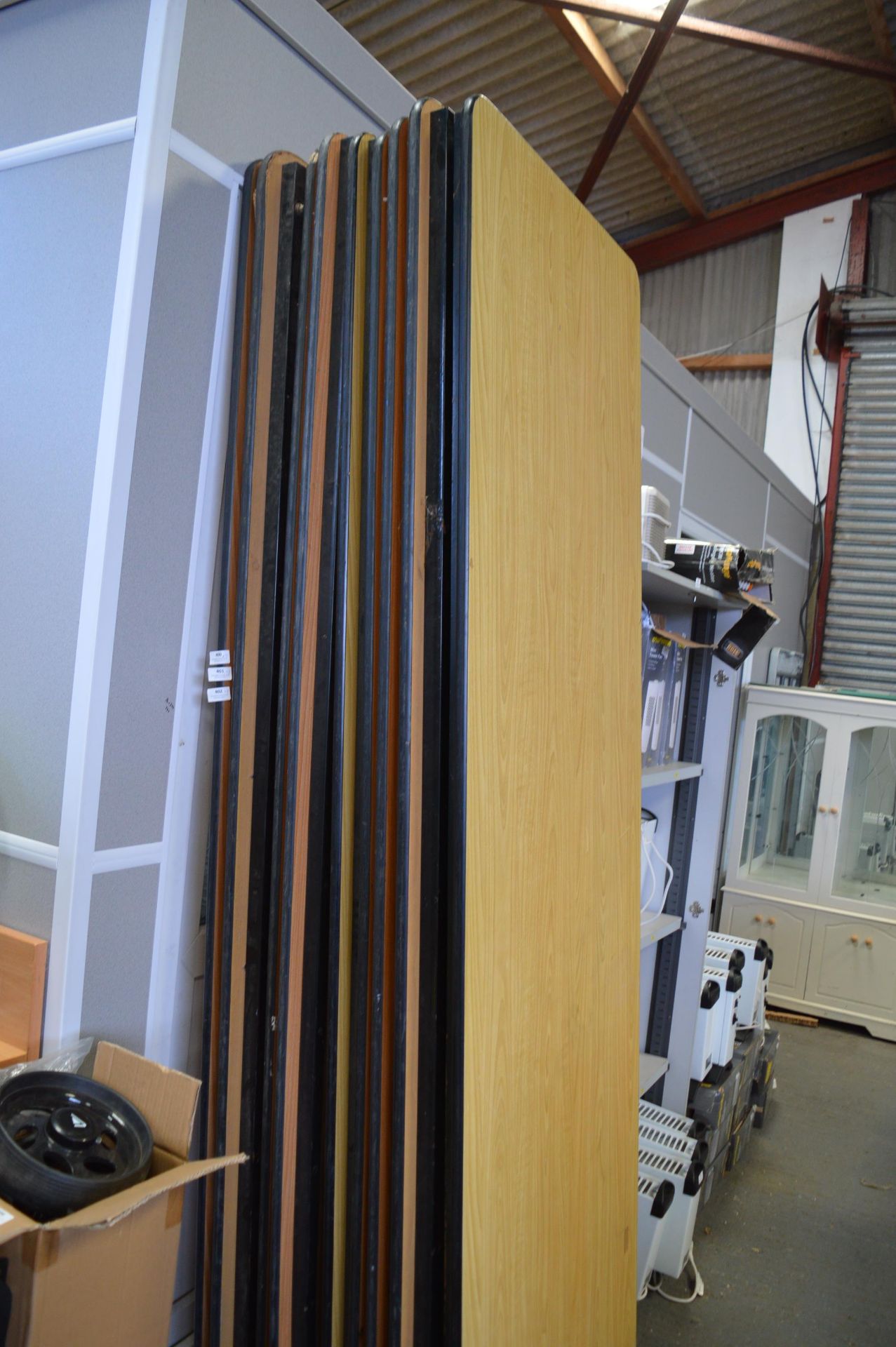 Three Foldout Tables 244x76cm x 73cm tall - Image 2 of 3