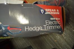 Four Spear & Jackson Electric Hedge Trimmers (salvage)