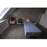 *Contents of Room 20 to Include Single Divan, Commode Chair, and a Wingback Chair