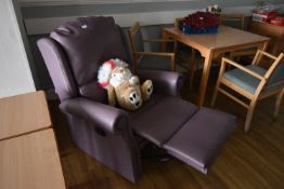 *Lilac Reclining Chair